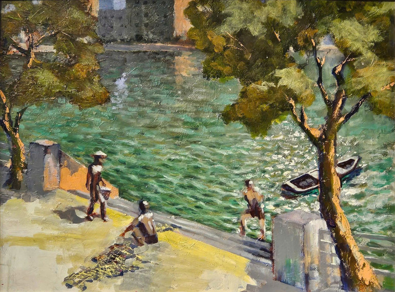 Góc nhìn thân thuộc của Hồ Tây.