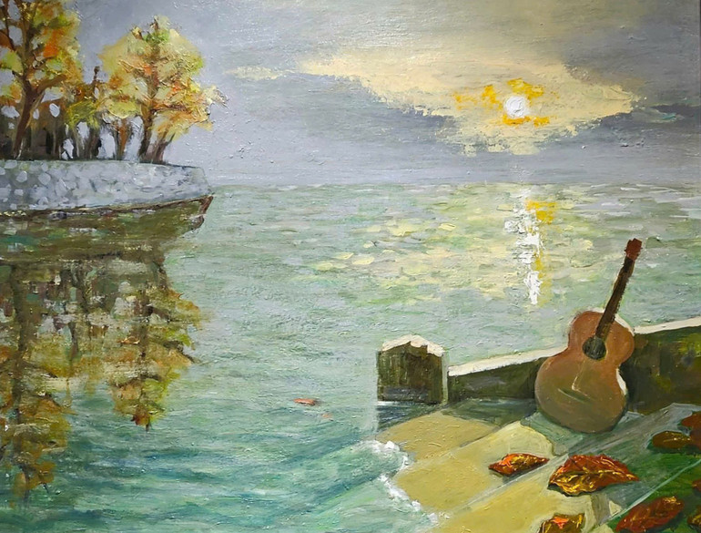 Một góc lãng mạn của Hồ Tây.