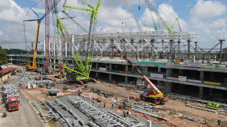 Dự kiến, công trình hoàn thành dịp 30/4/2025, vượt tiến độ hai tháng so với kế hoạch ban đầu