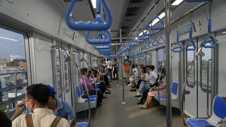 Tuyến Metro số 1, Bến Thành-Suối Tiên dự kiến đón khách trong tháng 12 năm nay. (Ảnh: QUÝ HIỀN)