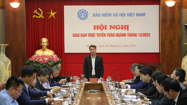 Tổng Giám đốc Nguyễn Thế Mạnh phát biểu tại hội nghị. (Ảnh: VSS)