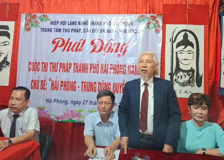 Phát động Cuộc thi Thư pháp thành phố Hải Phòng năm 2025