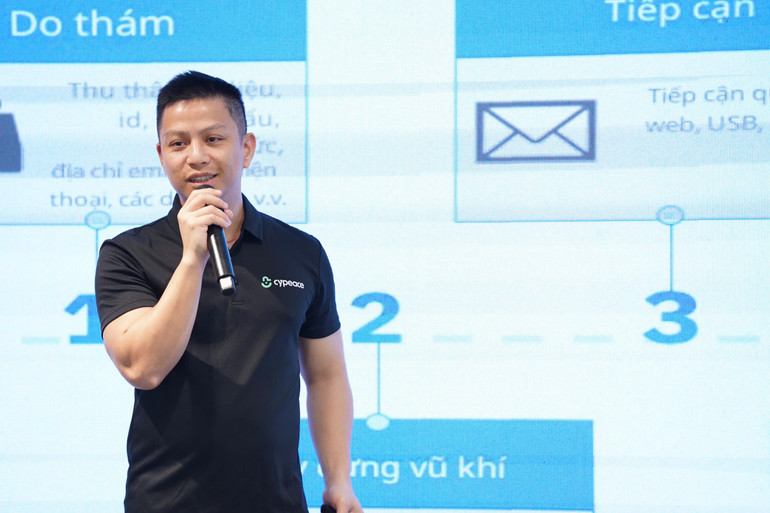 Ông Ngô Minh Hiếu, Chủ tịch Công ty TNHH Hòa bình Không gian mạng (CyPeace).