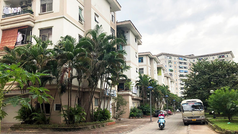 Khu nhà ở xã hội tại Khu đô thị Việt Hưng, quận Long Biên, Thành phố Hà Nội. (Ảnh TRẦN HẢI)