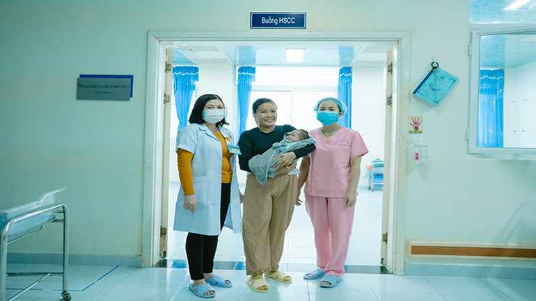 Bé được xuất viện vào 27/12/2024.