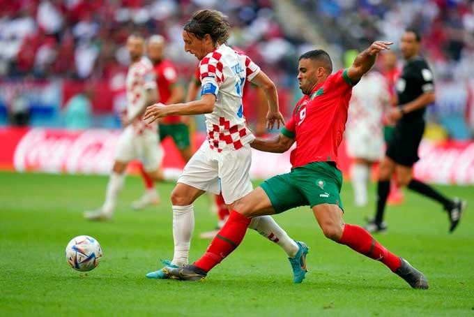 Lối chơi chặt chẽ của Maroc đã giúp họ cầm hòa đương kim á quân Croatia.