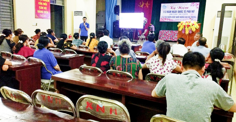 Nhiều hoạt động tuyên truyền nâng cao nhận thức về quyền lợi của bảo hiểm xã hội cho nữ công nhân được tỉnh Thái Nguyên được thực hiện trong năm 2023. Nhiều hoạt động tuyên truyền nâng cao nhận thức về quyền lợi của bảo hiểm xã hội cho nữ công nhân được tỉnh Thái Nguyên được thực hiện trong năm 2023.