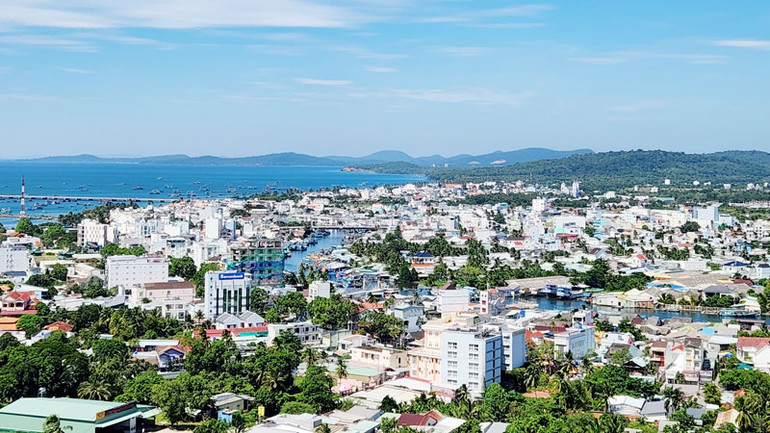 Một góc phường Dương Đông, thành phố Phú Quốc.