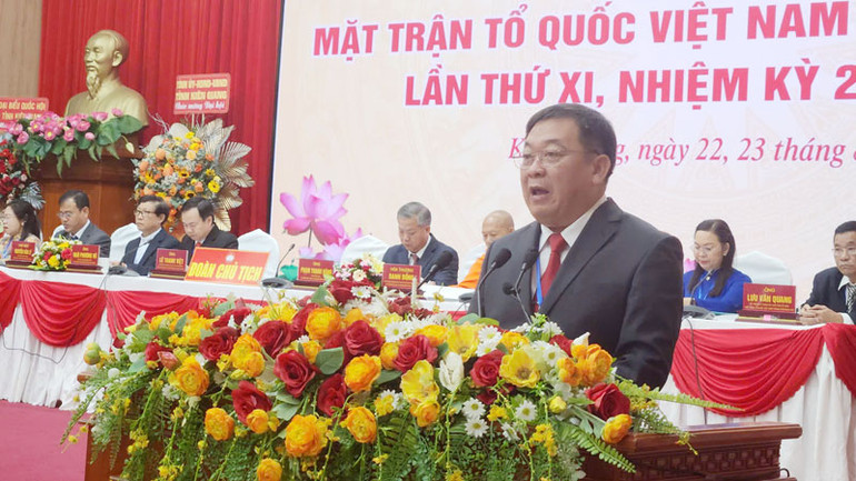 Ông Lê Thanh Việt tái đắc cử Chủ tịch Ủy ban Mặt trận Tổ quốc Việt Nam tỉnh Kiên Giang khóa XI, nhiệm kỳ 2024-2029.