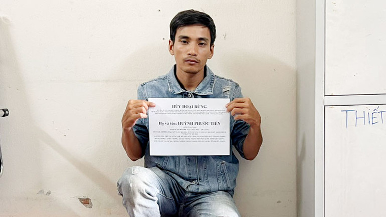 Đối tượng Huỳnh Phước Tiền.