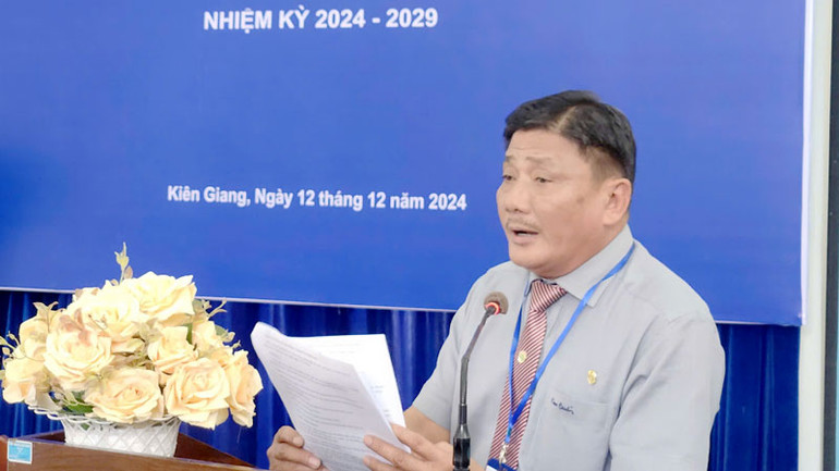 Nghệ sĩ nhiếp ảnh Huỳnh Lãnh đắc cử Chi hội trưởng Chi hội Nghệ sĩ nhiếp ảnh Việt Nam tỉnh Kiên Giang nhiệm kỳ 2024-2029.