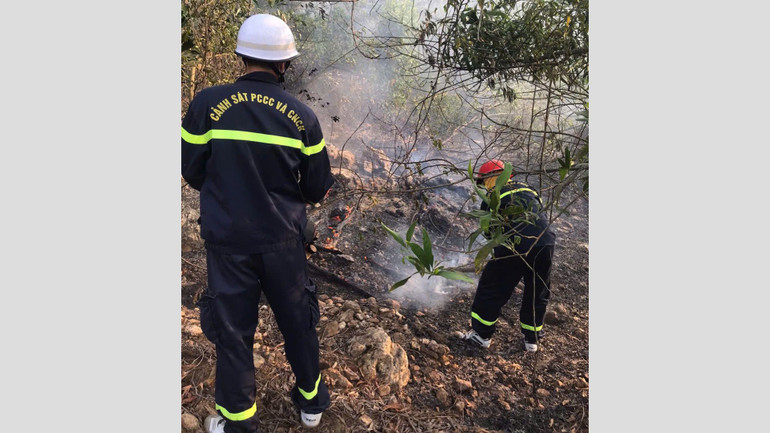 Công tác phòng cháy, chữa cháy rừng còn gặp nhiều khó khăn.