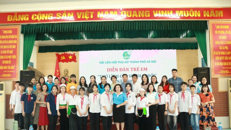 Hội Liên hiệp Phụ nữ thành phố Hà Nội tổ chức Diễn đàn trẻ em.