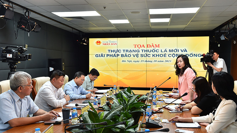 Quang cảnh tọa đàm. (Ảnh: Trần Hiệp)