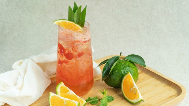 Thức uống được pha chế từ trái cây được các khách sạn chọn phục vụ du khách.