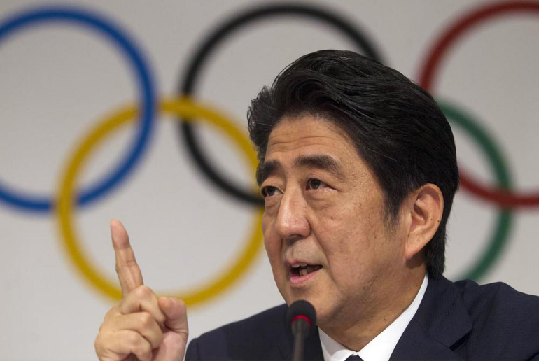 Ông Abe Shinzo phát biểu ý kiến trong cuộc họp báo tại phiên họp lần thứ 125 của Ủy ban Olympic quốc tế (IOC) diễn ra ở Buenos Aires, Argentina, ngày 7/9/2013. (Ảnh: AP) ẢNH -0