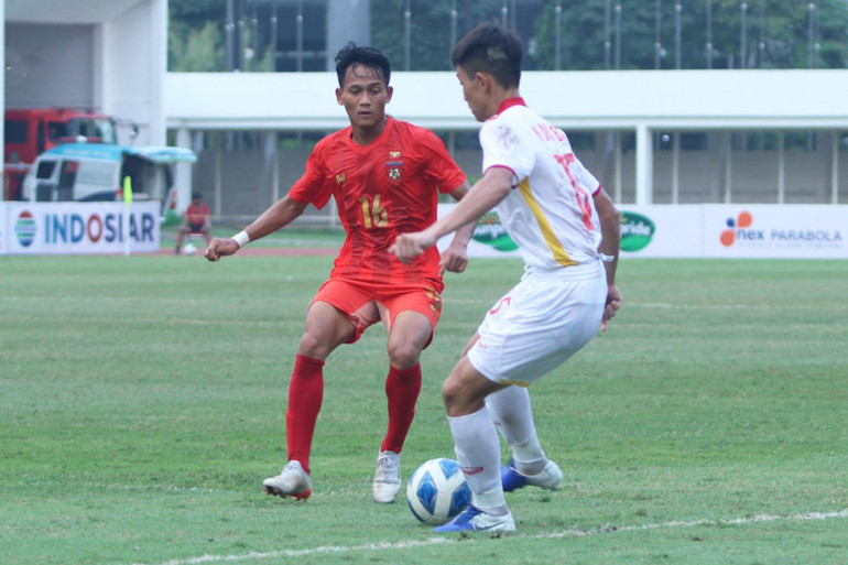 Thắng Myanmar, U19 Việt Nam vững ngôi đầu bảng A -0