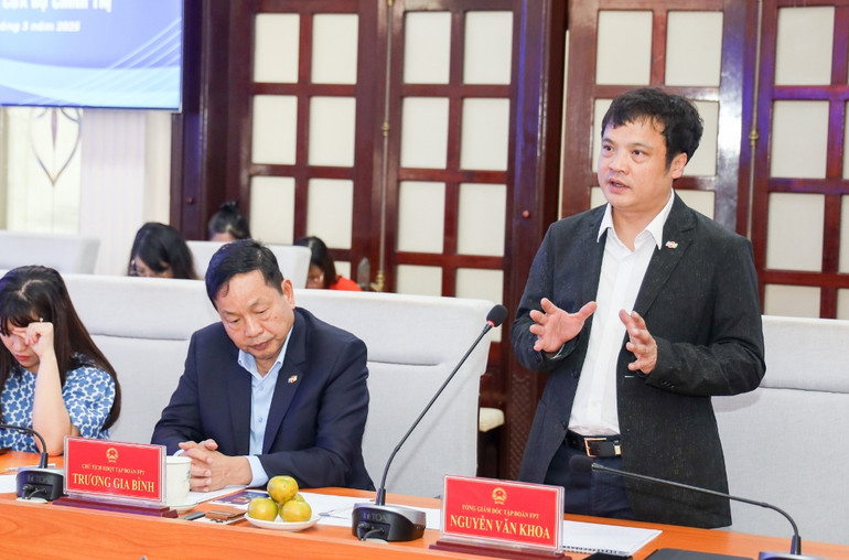 Ông Nguyễn Văn Khoa, Tổng Giám đốc Tập đoàn FPT.