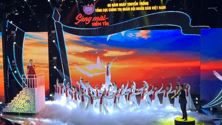 Các tiết mục nghệ thuật được dàn dựng công phu, đặc sắc.