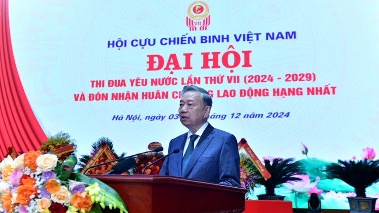 Tổng Bí thư Tô Lâm phát biểu chỉ đạo. (Ảnh: Đăng Khoa)