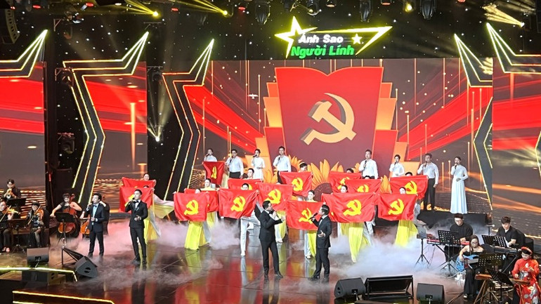 Chương trình nghệ thuật chính luận "Ánh sao người lính".