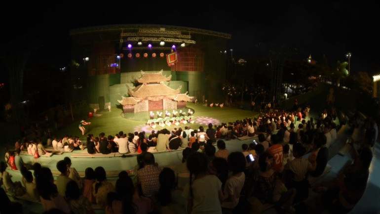 Các sân khấu của Nhà hát Múa rối Việt Nam đều thu hút khán giả.