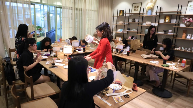 Không gian sáng tạo dự án đã dành nhiều tâm huyết.