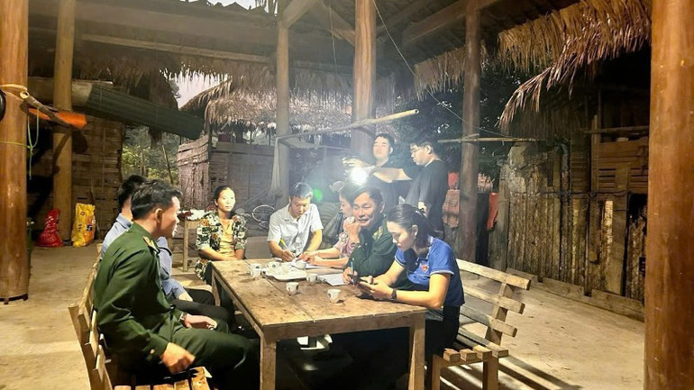 Hình ảnh trong quá trình ghi hình bộ phim.