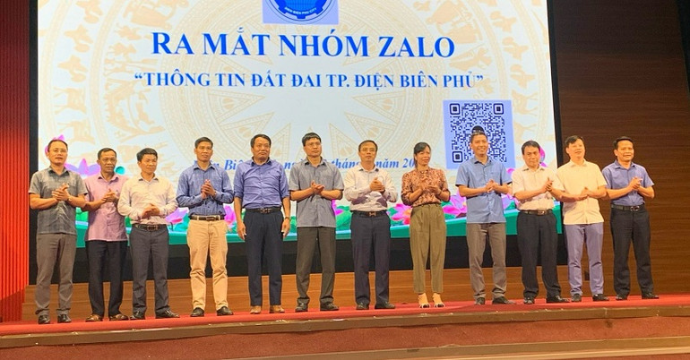 Thành viên nhóm zalo "Thông tin đất đai thành phố Điện Biên Phủ" ra mắt nhân dân.