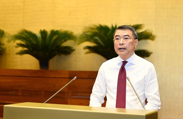 Đồng chí Lê Minh Hưng quán triệt Chỉ thị số 35-CT/TW. (Ảnh Việt Trung)