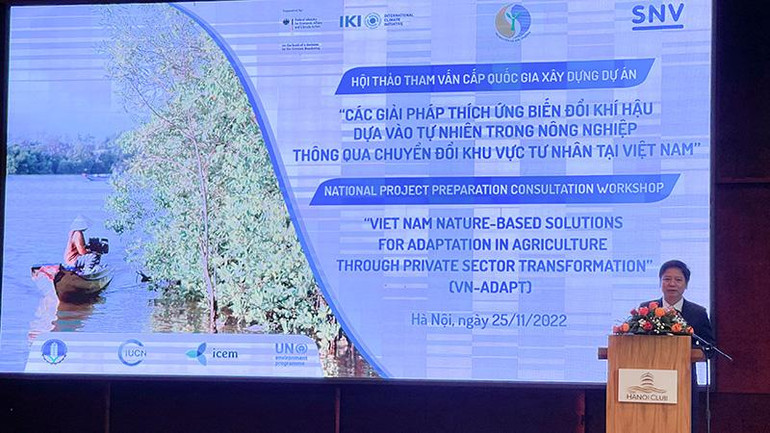 Đại biểu chia sẻ thông tin tại hội thảo. (Ảnh: SNV). Đại biểu chia sẻ thông tin tại hội thảo. (Ảnh: SNV).