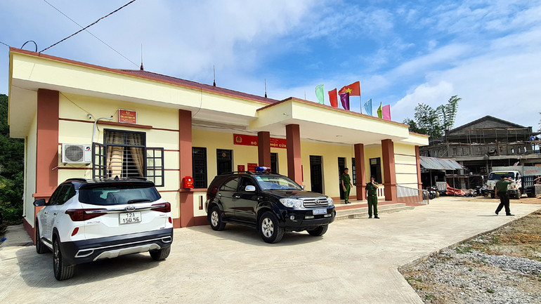 Trụ sở Công an xã Thanh Long được đưa vào sử dụng với số tiền đầu tư xây dựng hơn 2,8 tỷ đồng.