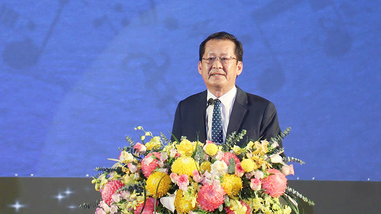 Phó Chủ tịch Ủy ban nhân dân thành phố Hội An Nguyễn Văn Lanh phát biểu tại lễ khai mạc. Phó Chủ tịch Ủy ban nhân dân thành phố Hội An Nguyễn Văn Lanh phát biểu tại lễ khai mạc.