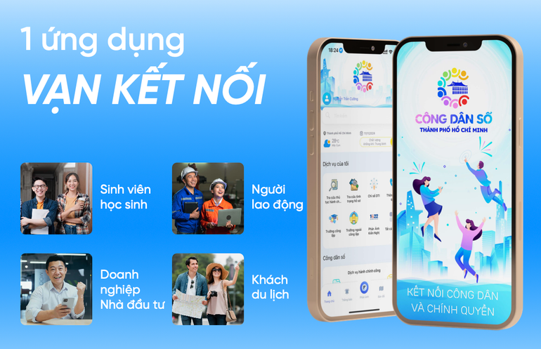 Ngày 14/11/2024, Thành phố Hồ Chí Minh ra mắt Ứng dụng Công dân số. Ngày 14/11/2024, Thành phố Hồ Chí Minh ra mắt Ứng dụng Công dân số.
