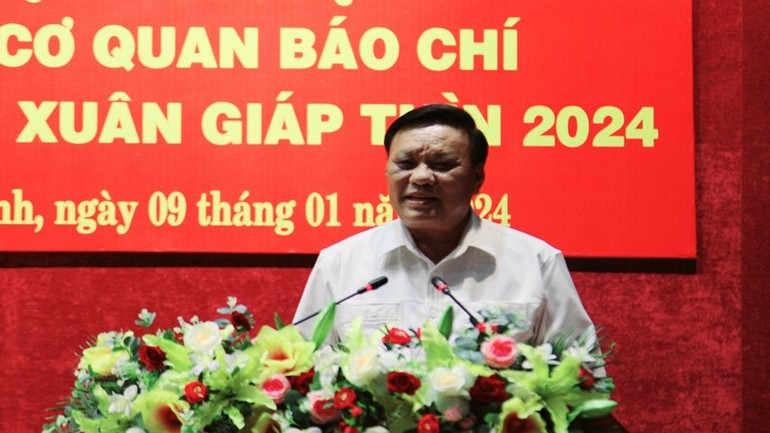 Đồng chí Lê Kim Toàn, Phó Bí thư thường trực Tỉnh ủy, Trưởng đoàn Đại biểu Quốc hội tỉnh mong muốn báo chí đồng hành cùng tỉnh trong việc phát triển kinh tế-xã hội trong thời gian tới.