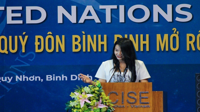 Hội nghị Mô phỏng Liên hợp quốc Lê Quý Đôn mở rộng năm 2023 là nơi các bạn trẻ được nói lên ý kiến, quan điểm của mình về các vấn đề toàn cầu.