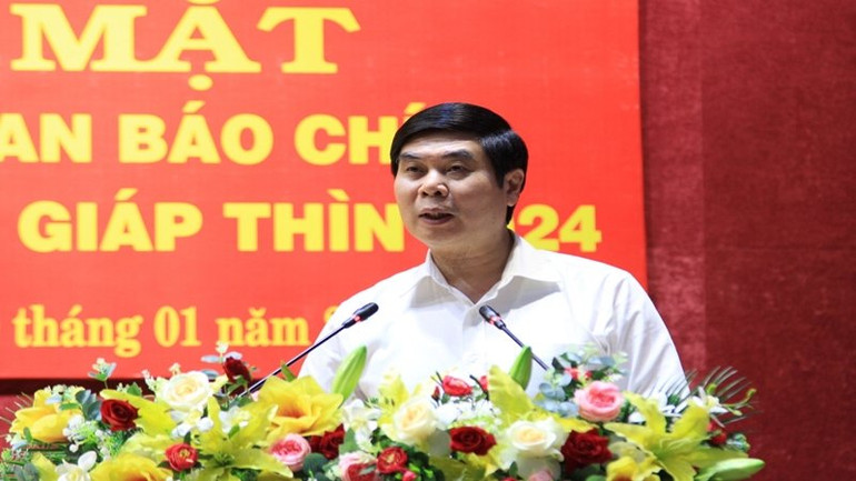 Phó Chủ tịch tỉnh Lâm Hải Giang chia sẻ những tình hình kinh tế-xã hội nổi bật trong năm 2023.