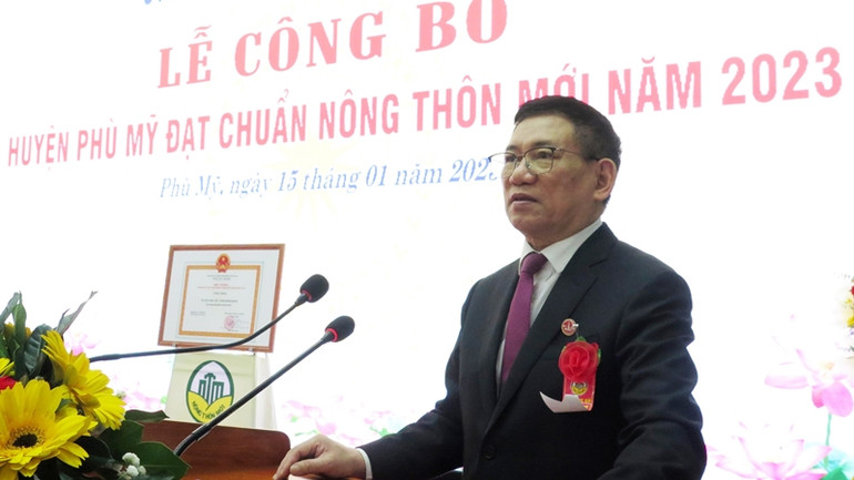 Phó Thủ tướng Chính Phủ Hồ Đức Phớc phát biểu tại buổi lễ. Phó Thủ tướng Chính Phủ Hồ Đức Phớc phát biểu tại buổi lễ.