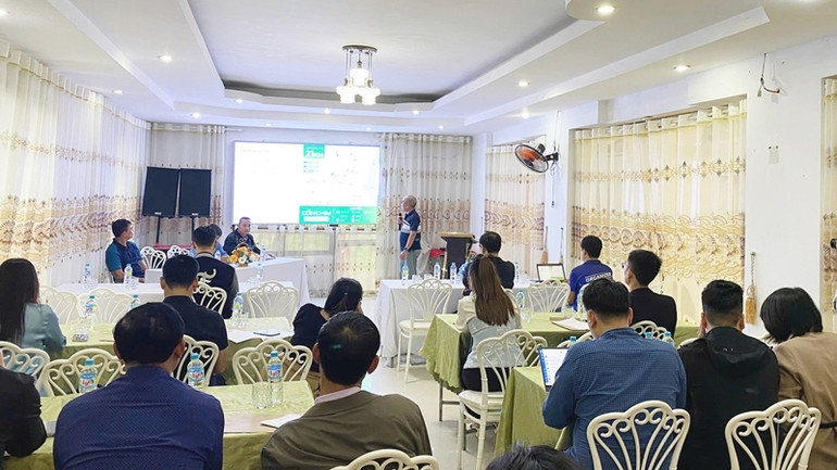 Quang cảnh buổi họp báo công bố giải đấu.