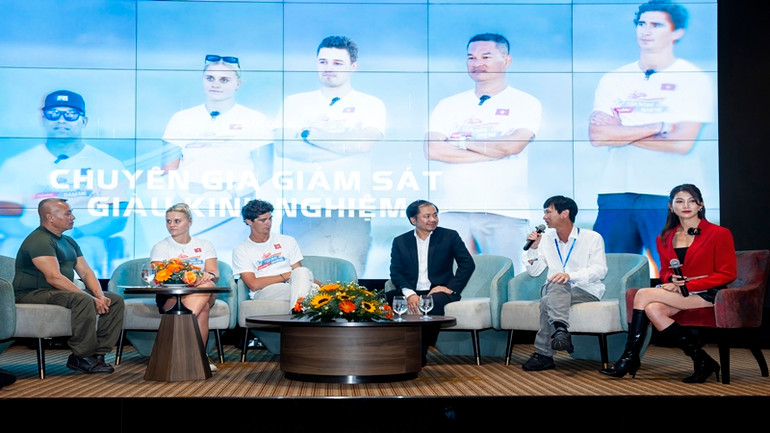 Ông Phan Ngọc Tiến, Trưởng Ban Thể Thao VTV chia sẻ tại lễ ra mắt.