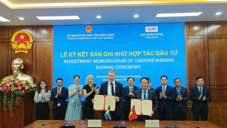 Hai bên ký kết biên bản ghi nhớ hợp tác đầu tư.