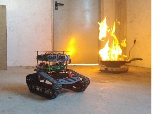 Robot có thể tính toán đường đi ngắn nhất từ vị trí hiện tại đến vị trí mục tiêu. Ảnh: Fernández Talavera và các cộng sự.