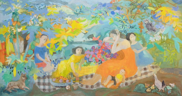 "Hạnh phúc" - một tác phẩm nổi bật của Nguyễn Minh.