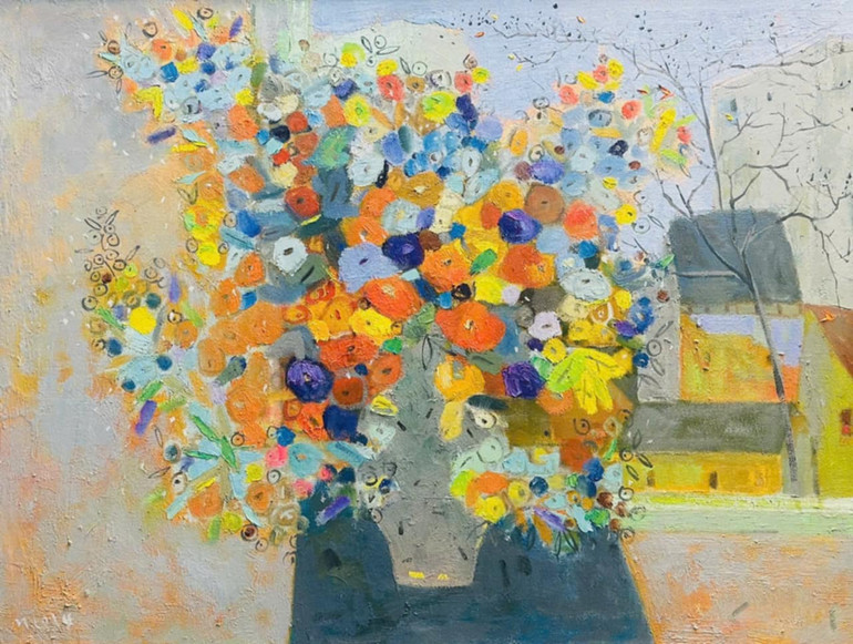 Nguyễn Minh mang đến sắc màu đậm chất thu.