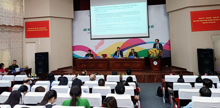 Quang cảnh hội thảo khoa học quốc tế.