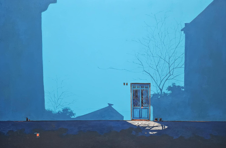 Nét đẹp tĩnh tại trong tranh Tùng Nguyễn.