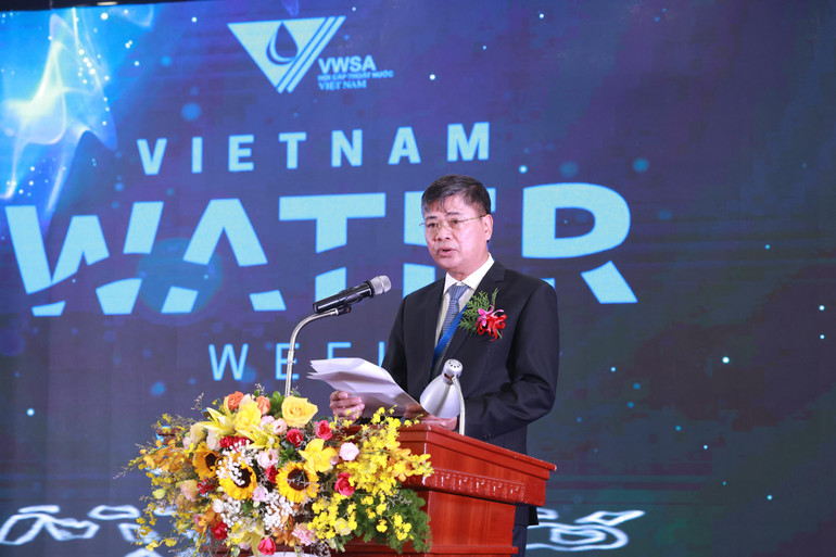 Chủ tịch VWSA Nguyễn Ngọc Điệp phát biểu khai mạc hội thảo.