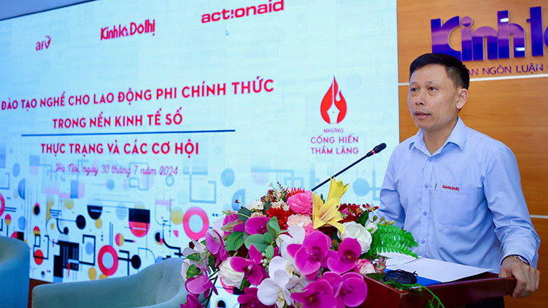 PGS,TS Nguyễn Thành Lợi - Tổng Biên tập Báo Kinh tế và Đô thị, phát biểu khai mạc tọa đàm. (Ảnh: DUY KHÁNH) PGS,TS Nguyễn Thành Lợi - Tổng Biên tập Báo Kinh tế và Đô thị, phát biểu khai mạc tọa đàm. (Ảnh: DUY KHÁNH)
