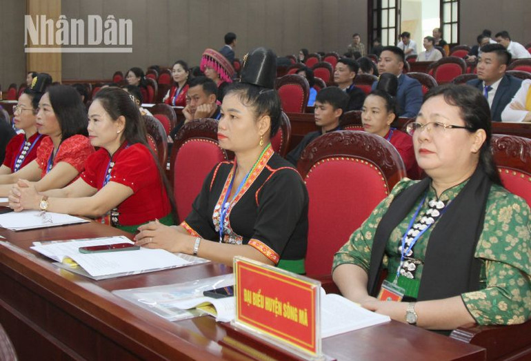 Cán bộ nữ là người dân tộc thiểu số ở Sơn La chiếm tỷ lệ cao. Cán bộ nữ là người dân tộc thiểu số ở Sơn La chiếm tỷ lệ cao.