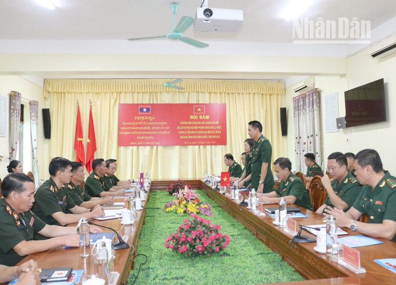Bộ đội Biên phòng tỉnh Sơn La và Bộ Chỉ huy quân sự tỉnh Houaphanh tổ chức hội đàm thường niên.